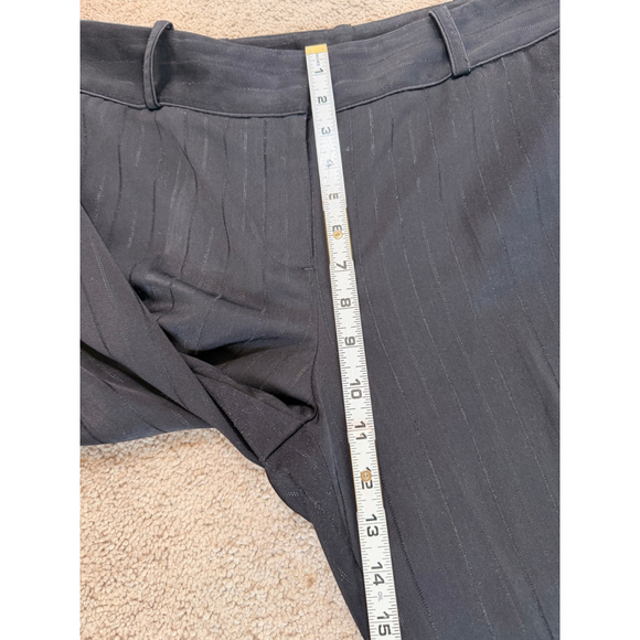 Women's Attention Black Pinstripe Pantsuit 2 Modern Professional Office Business - Picture 8 of 16